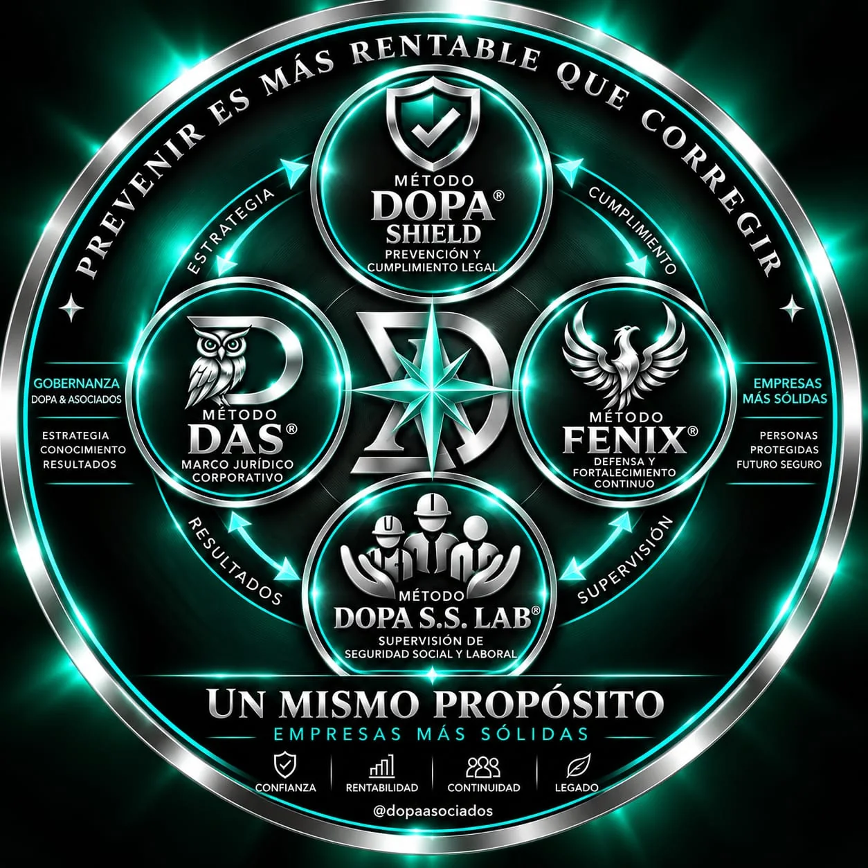 Métodos DOPA Shield, DAS, Fénix y DOPA S.S. LAB